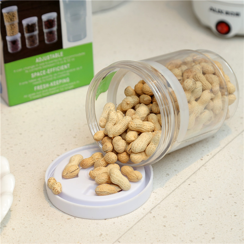 Nuevo arriendo tanque hermético retráctil aspirador de alimentos retractable crier box tanque de almacenamiento redondo prensado undefined