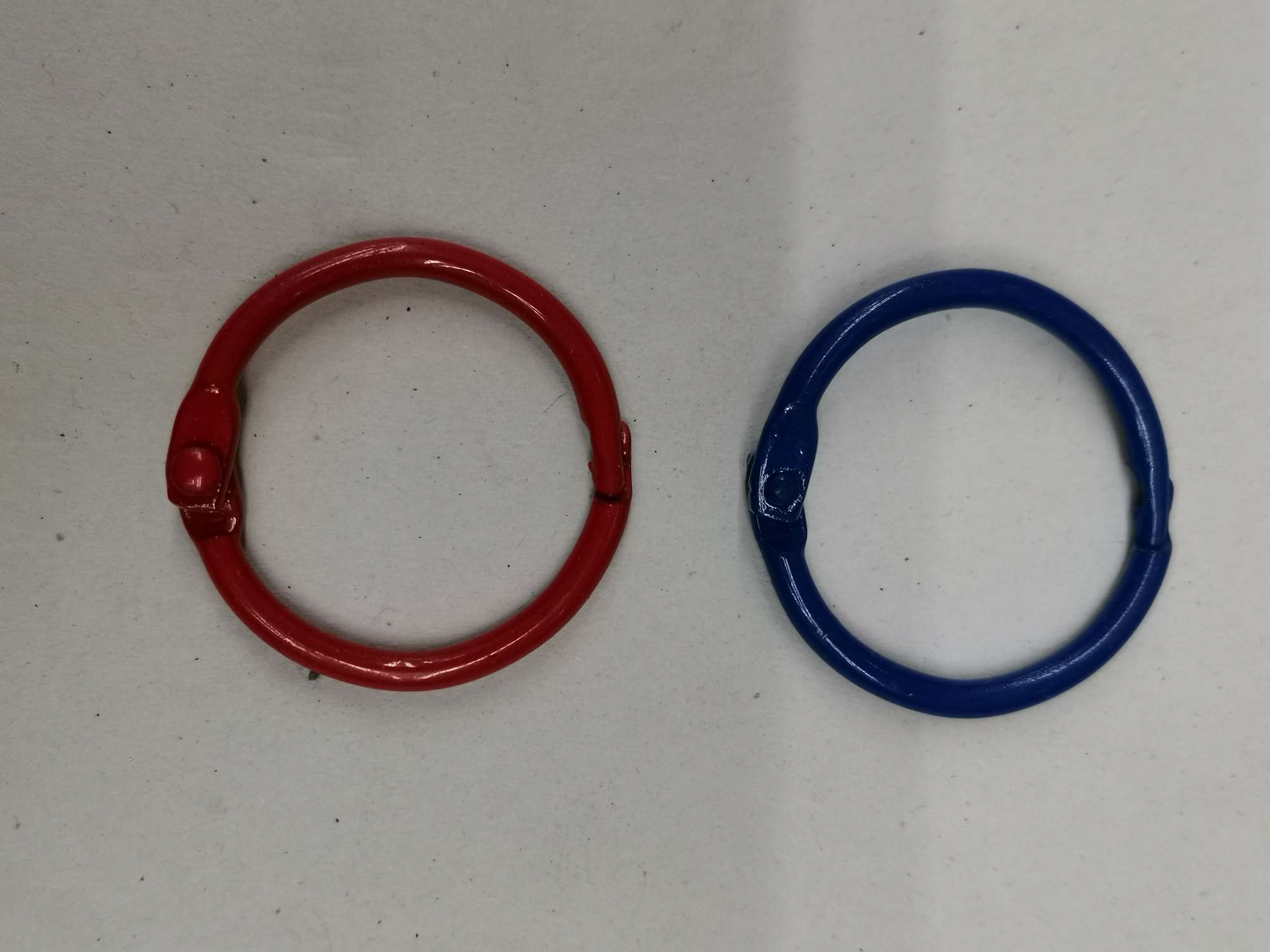 金属书环圈烤漆书环扣31×2.7#铁圈细节图