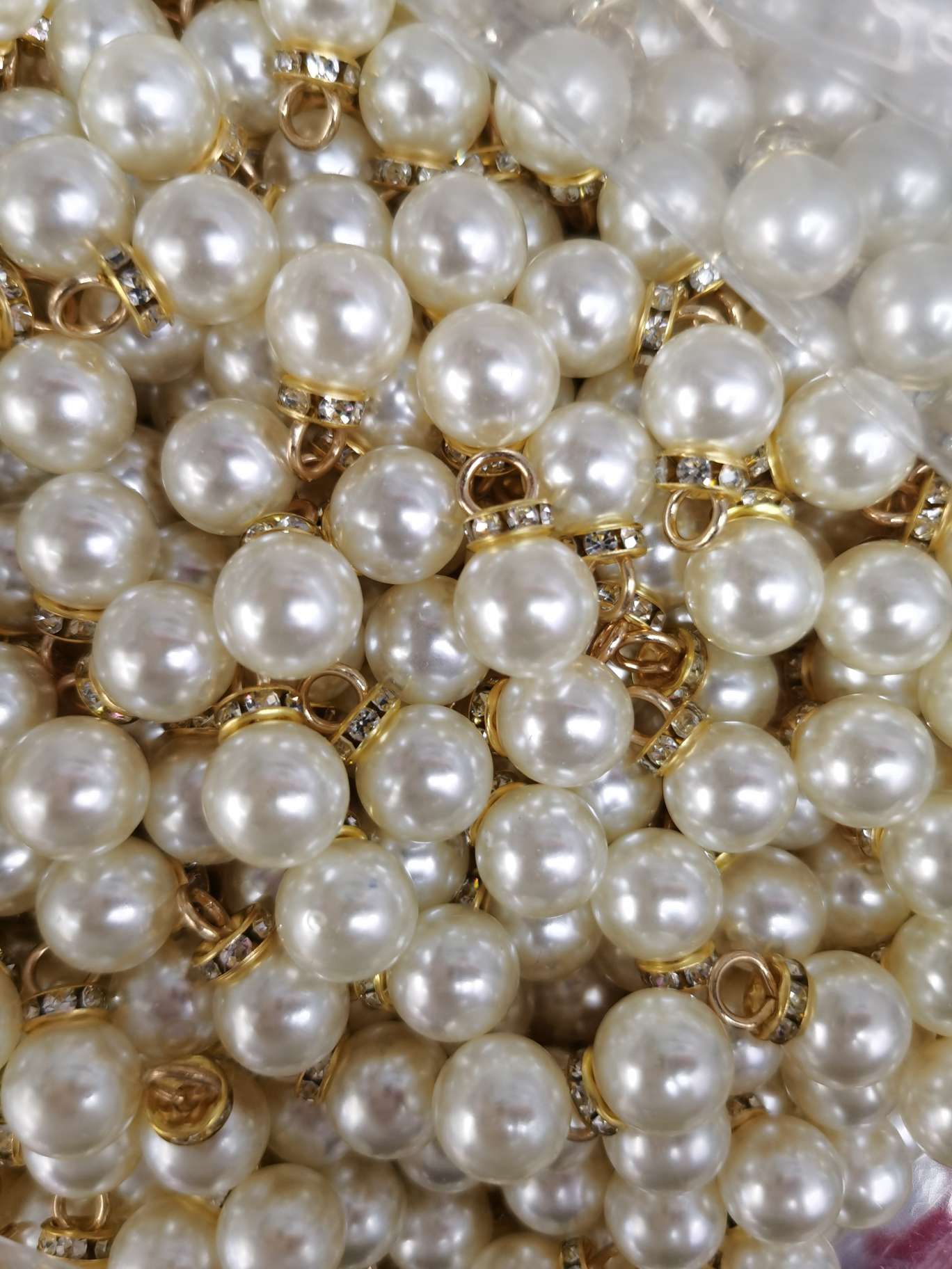 12# Diamond ring pearl