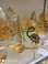 鸟巢型镀金色铁艺玻璃底托盘 欧式托盘镜子托盘餐具 家用创意日式餐盘北欧茶具套餐水果盘006图