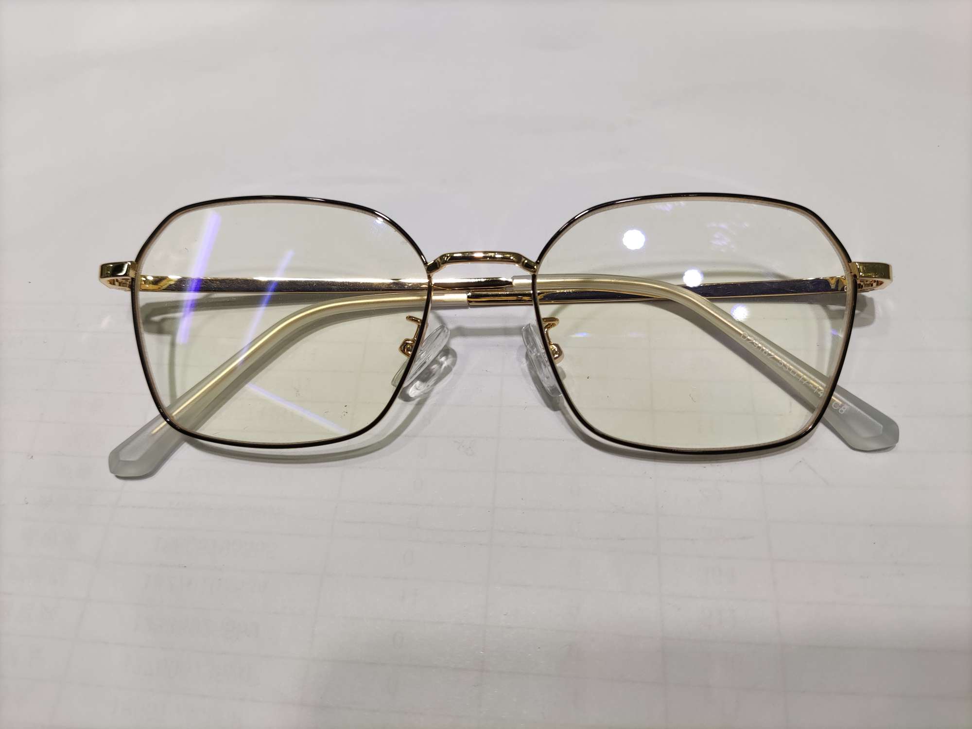 学生近视眼镜近视镜金属架眼镜架度数可配立等可取方框多边形