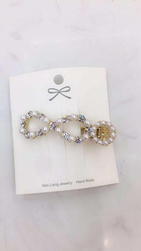 Versatile Korean pearl edge clip thumbnail