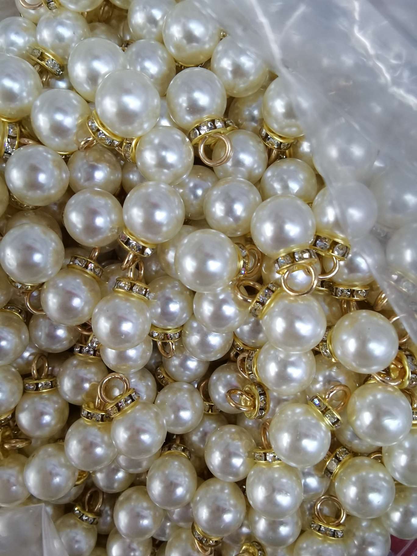 14# Diamond ring pearl