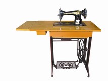 贝洋家用缝纫机老式缝纫机脚踏带二斗桌面缝纫机可调试可以带电动