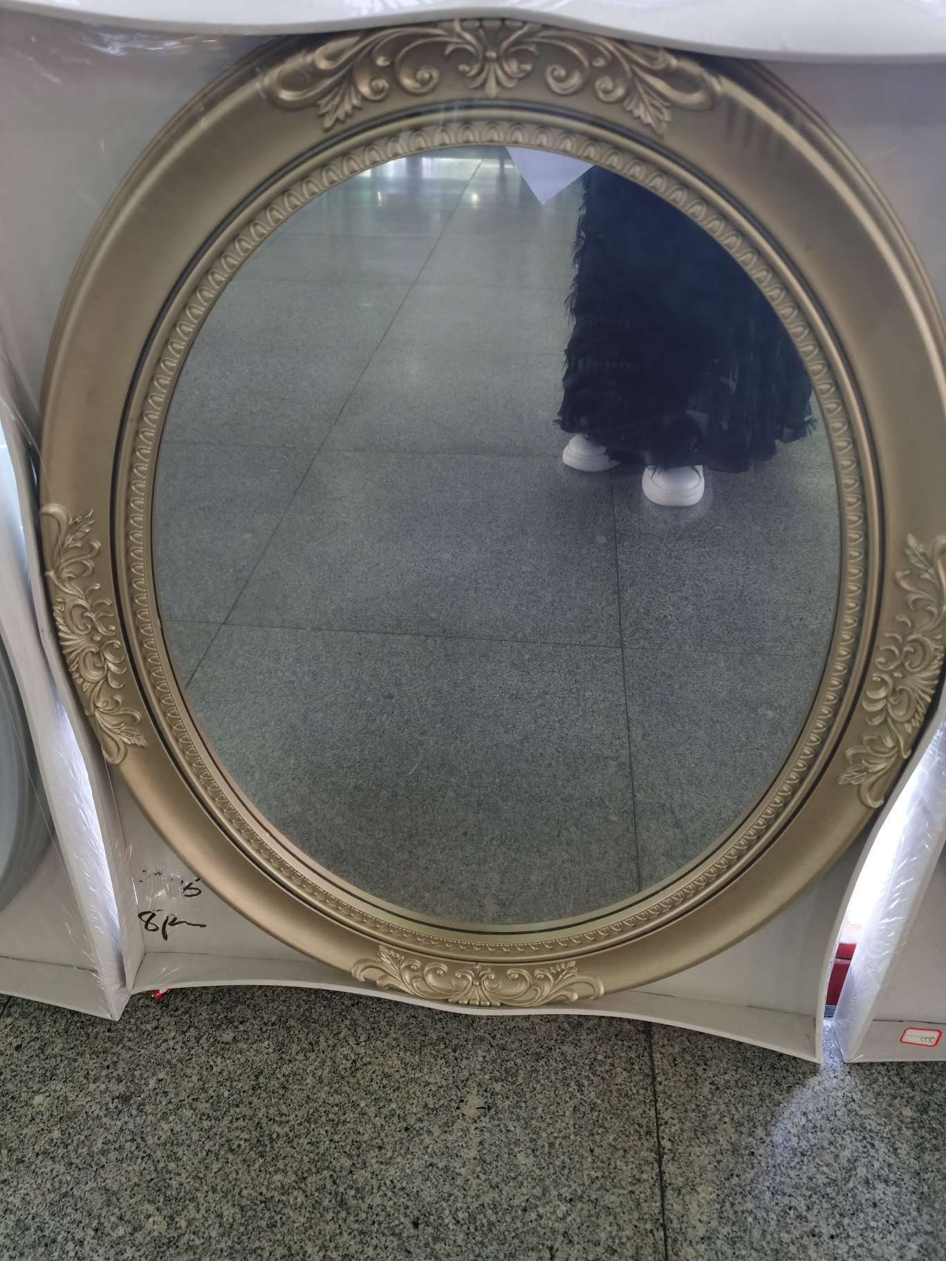 镜子拍照镜子diy装饰摆件工艺品化妆专用浴室厕所专用