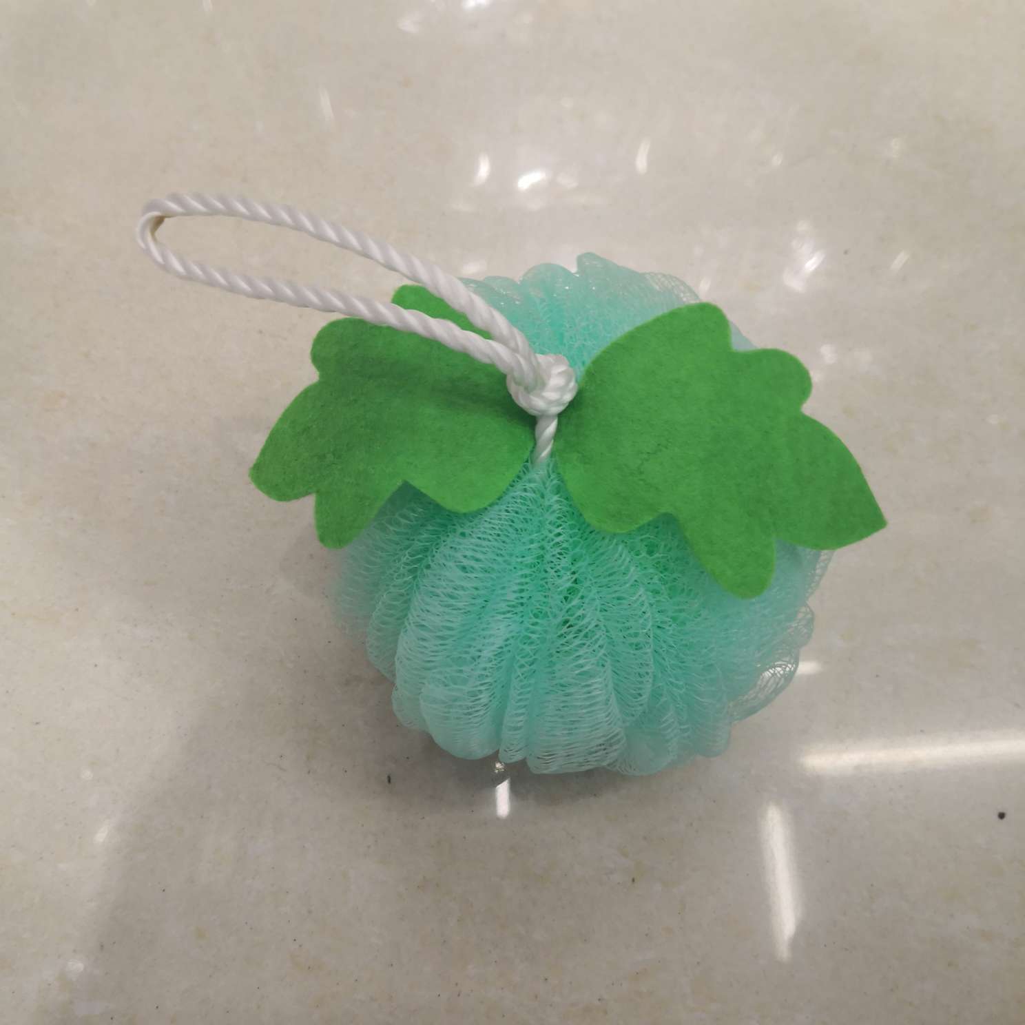 浴球-0001 厂家直发搓澡起泡洗澡巾沐浴球 韩版浴室素色洗澡花沐浴球浴花