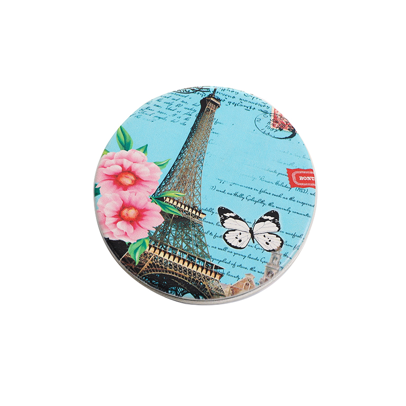 双面镜，小圆镜，PU电镀镜子，定制图案详情图6