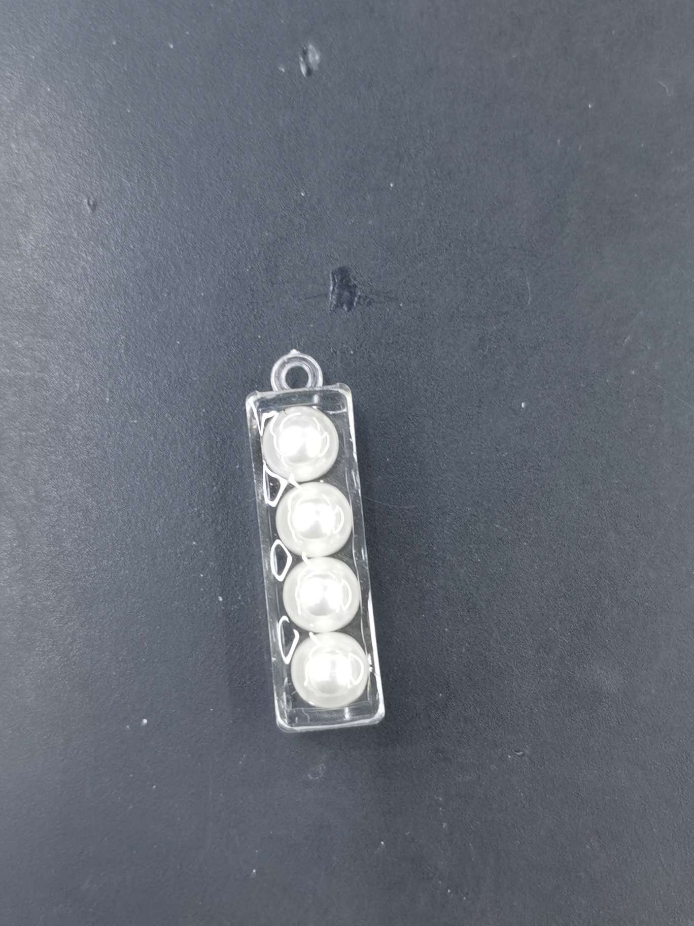 Four rectangular pearls, Shengbiao plastic jewelry accessories, E2515433
