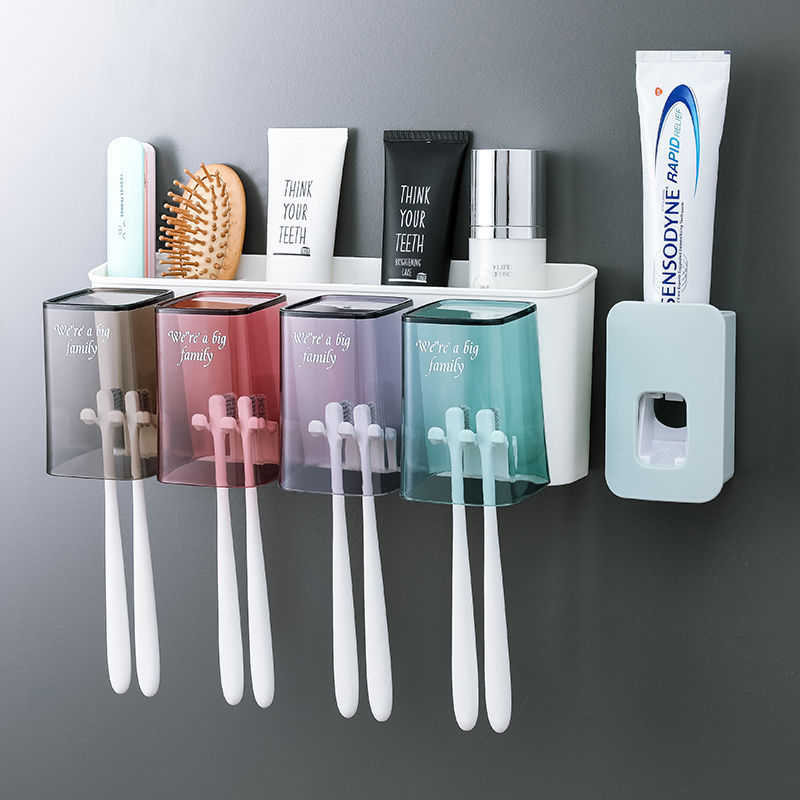 Creative Wall-Mounted Toothbrush Holder