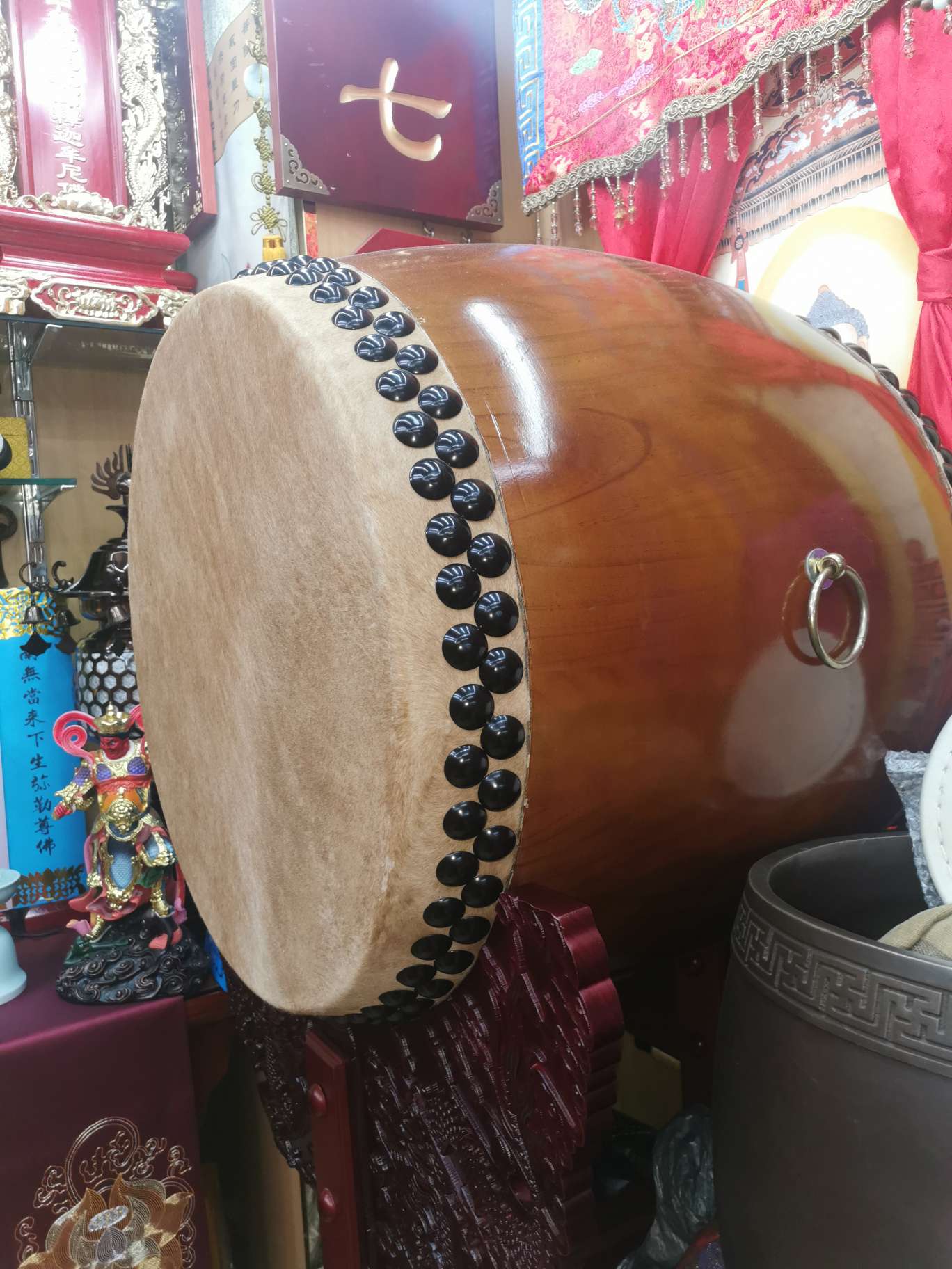 10寸非洲鼓/双环华玲鼓/手铃/飞天弹弓/圆鼓产品图