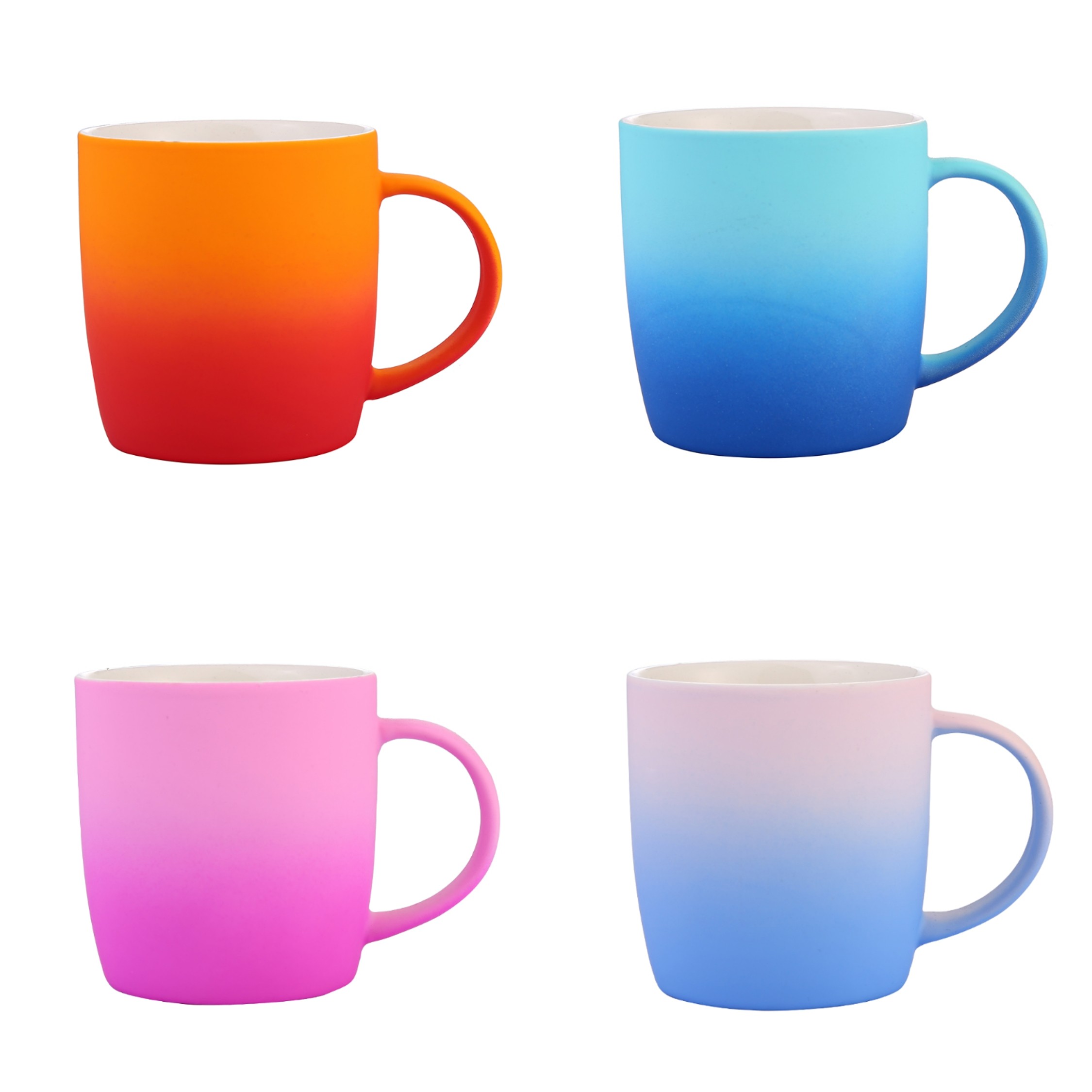 Daily-use ceramic low-temperature colored glaze mugs detail image 1