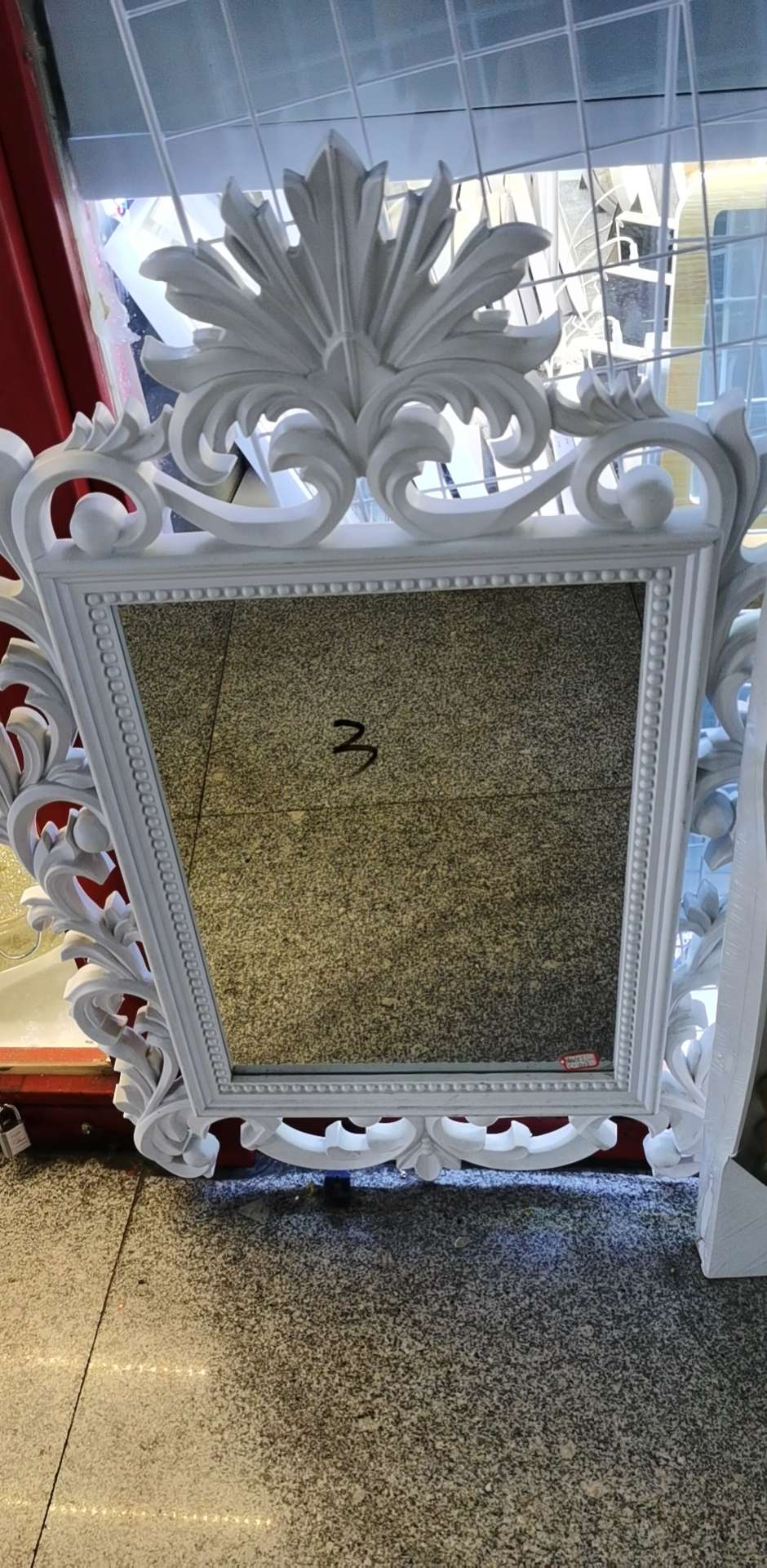 拍照镜子落地窗diy装饰摆件工艺品化妆台专供