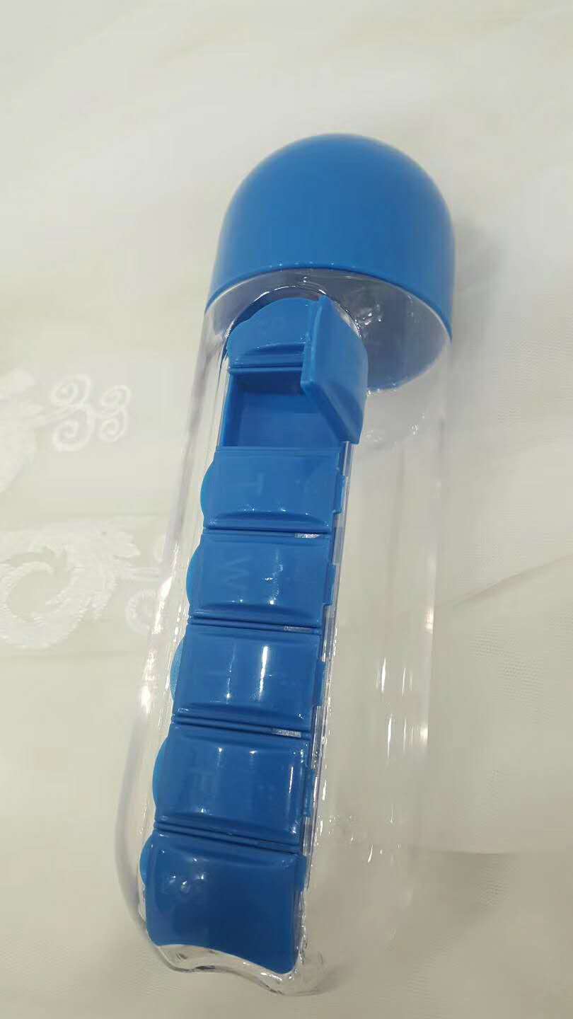 Yiwu Good Goods 7-day pill cup packing quantity: 96PCS Volume: 66*49*50CM=0.16CBM Color: 3- 4 randomly mixed packages Specification drawing