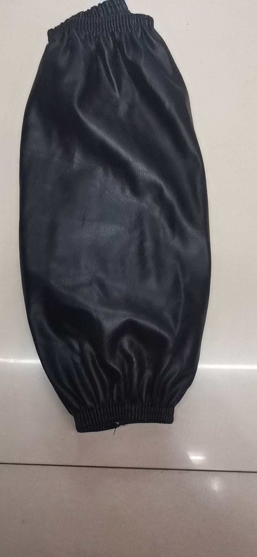 Faux leather sleeve covers