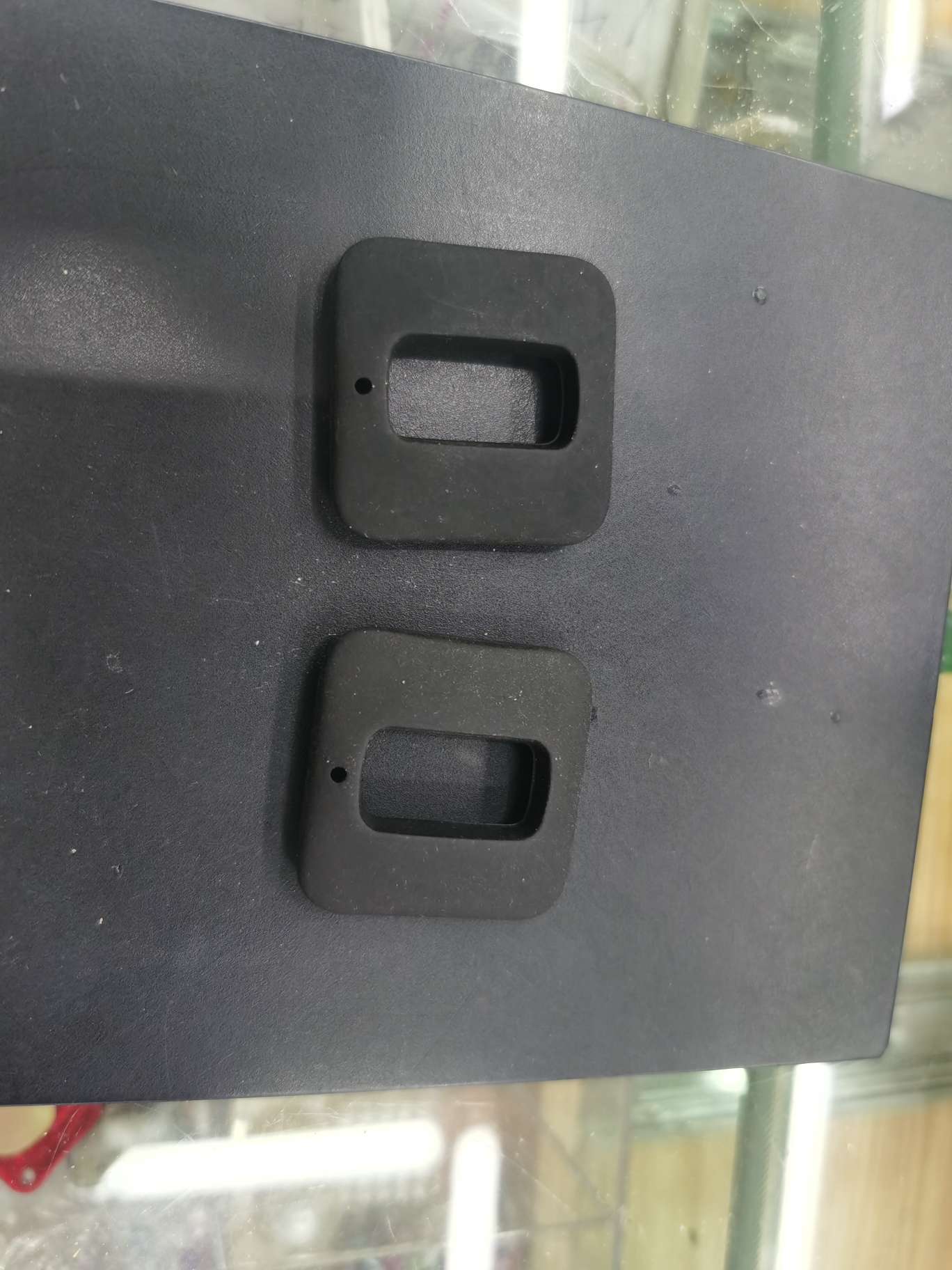 Square Spray Button, Winning Plastic Jewelry Accessories, E2515433