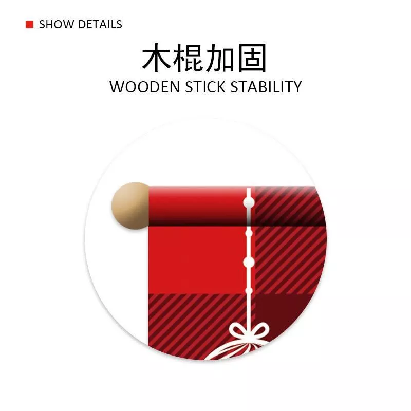 Cross-Border New 2020 Amazon Christmas Decoration Door Hanging Christmas Festive Atmosphere Layout Christmas Couplet Door Curtain Application Scenario