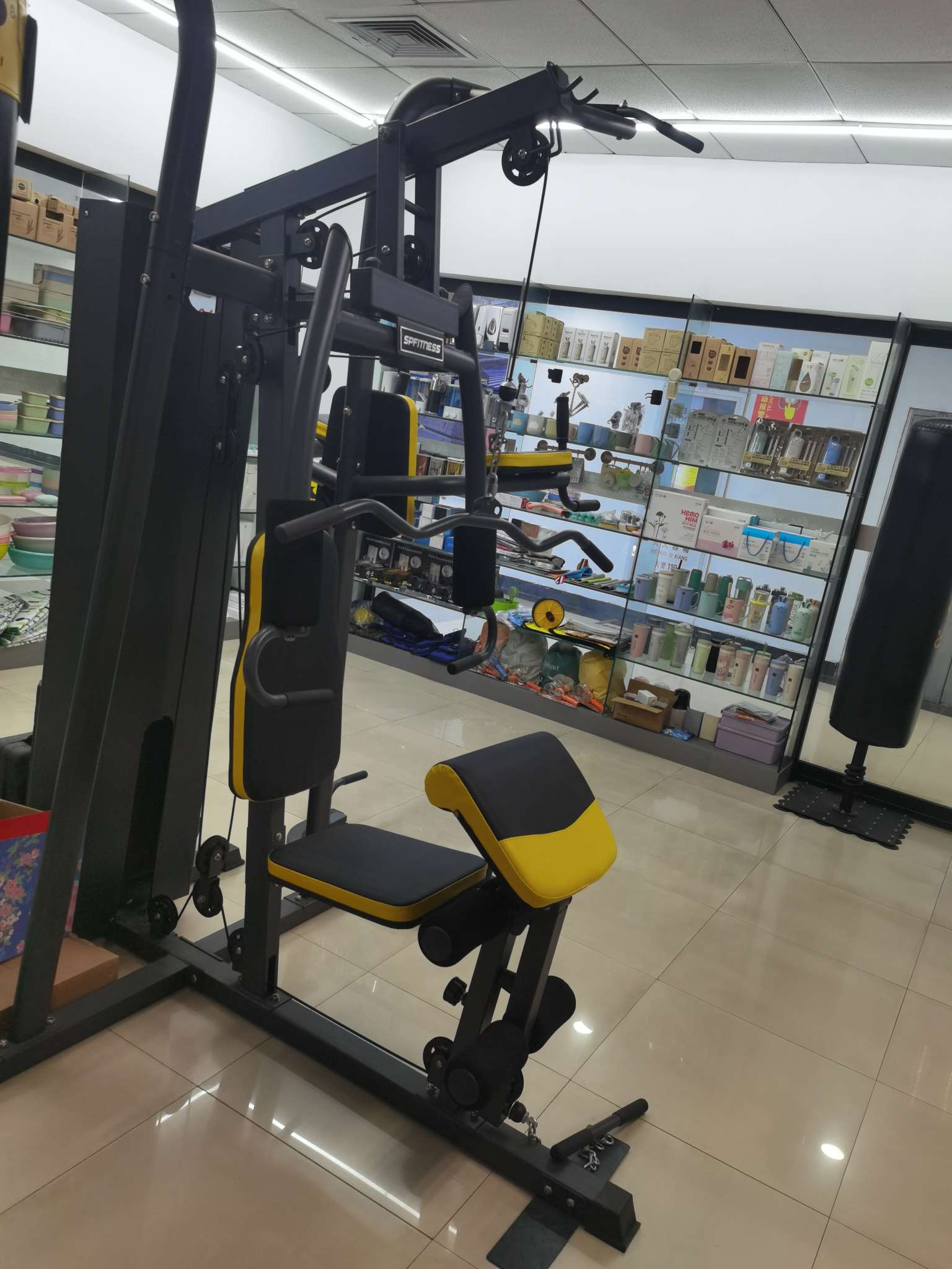Fitness Sports Equipment Three-Person Station