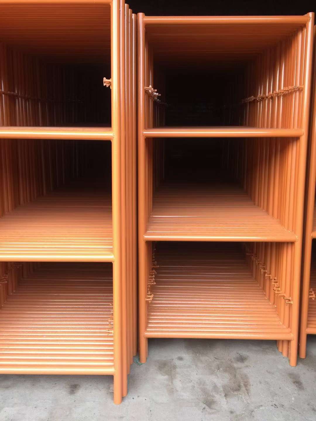 出口非洲移动脚手架 梯形架 焊接脚手架 门型架 建筑钢支撑