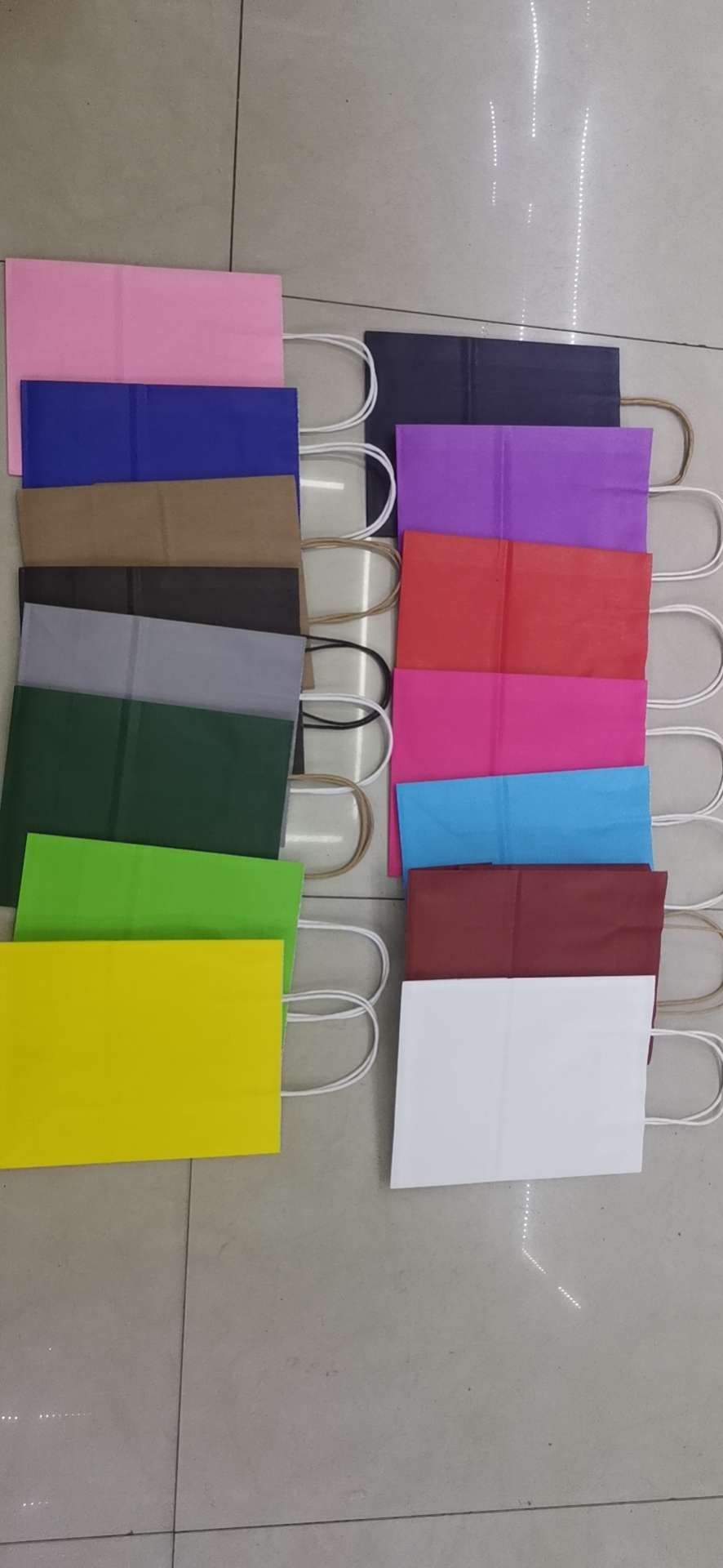 彩色牛皮纸袋，外卖带