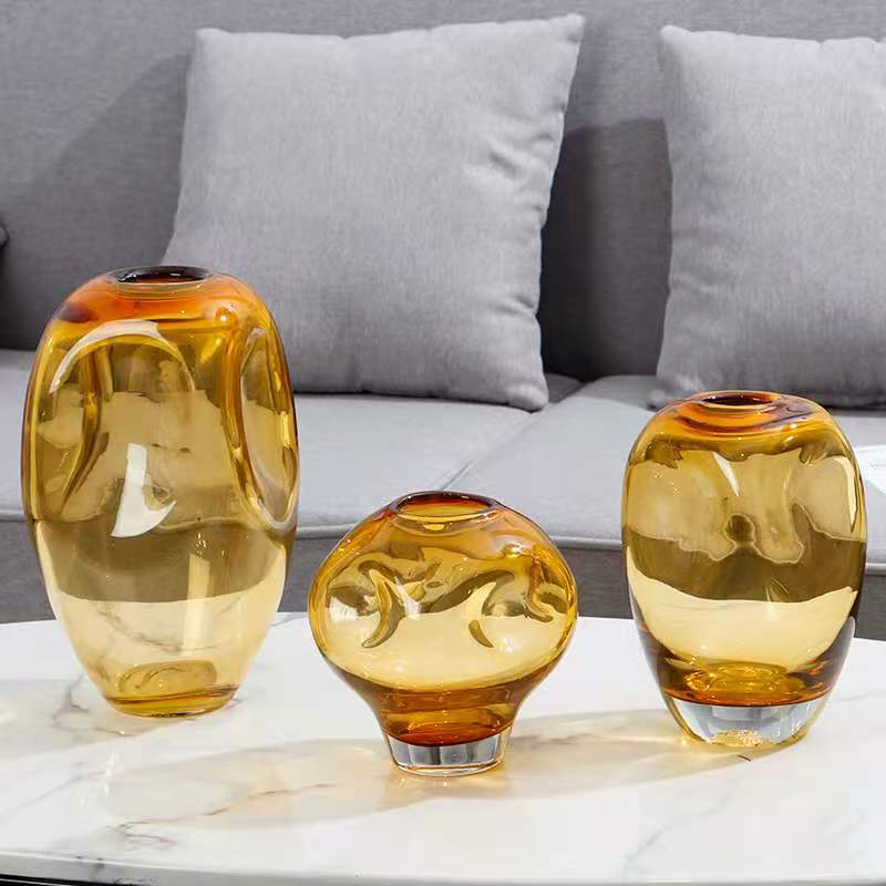 玻璃花瓶玻璃工艺品手工磨刻工艺品14