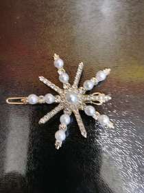 Korean clip pearl edge clip