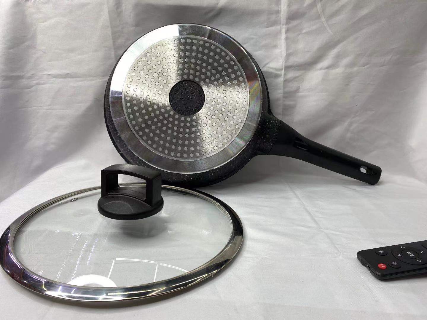 Non-stick pan with lid details Picture