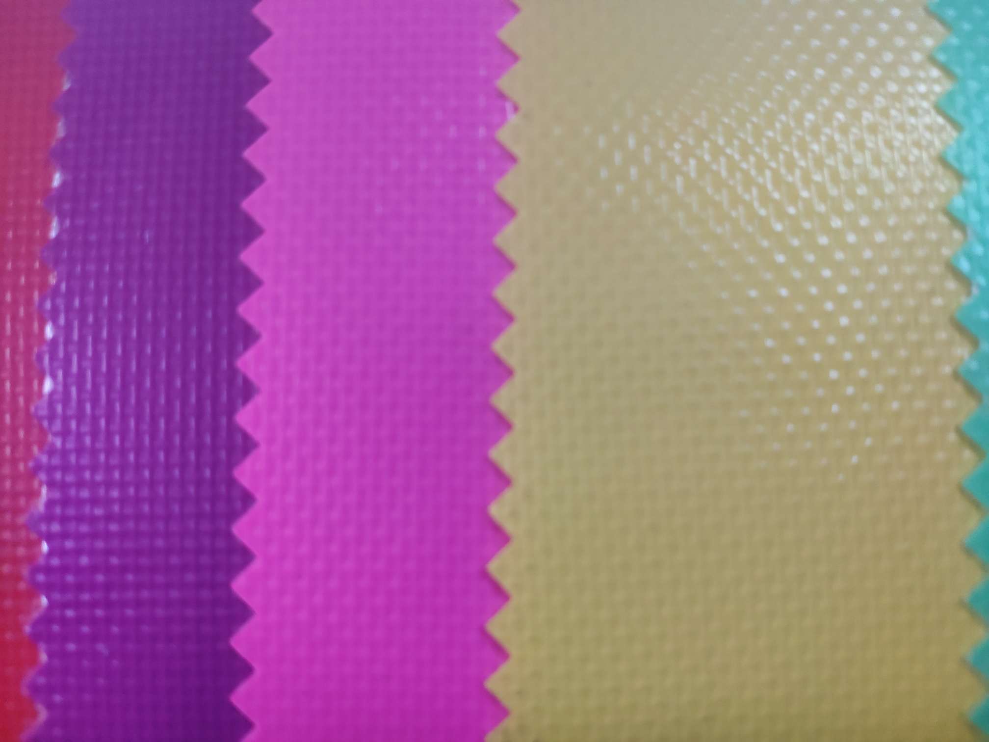 500D mesh factory direct sales, hot-selling new PVC leather, large stock, high, medium and low grade luggage, sofa, shoe materials and fabrics details Picture