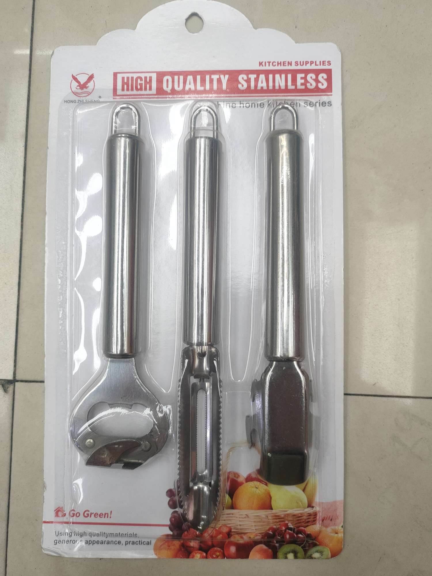 7787厨房神器三件套，开罐器，鱼鳞刨，提盘器