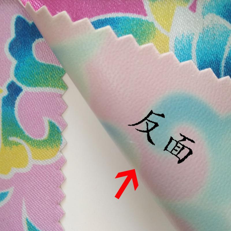 Color-printed auspicious flower printed foamed coated fabric with a thickness of 60 seconds. Welcome to customize with samples Specification image