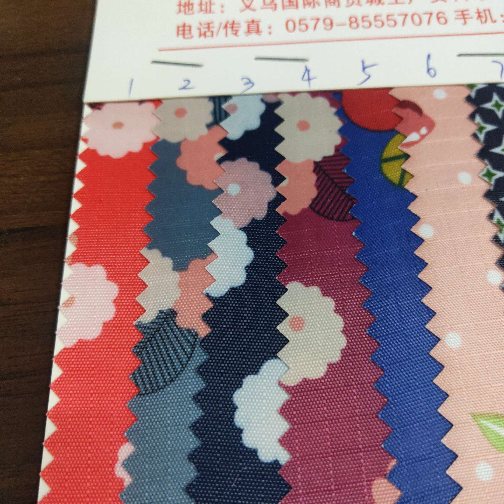Direct sales from the manufacturer of five-section printed fabric Specification image