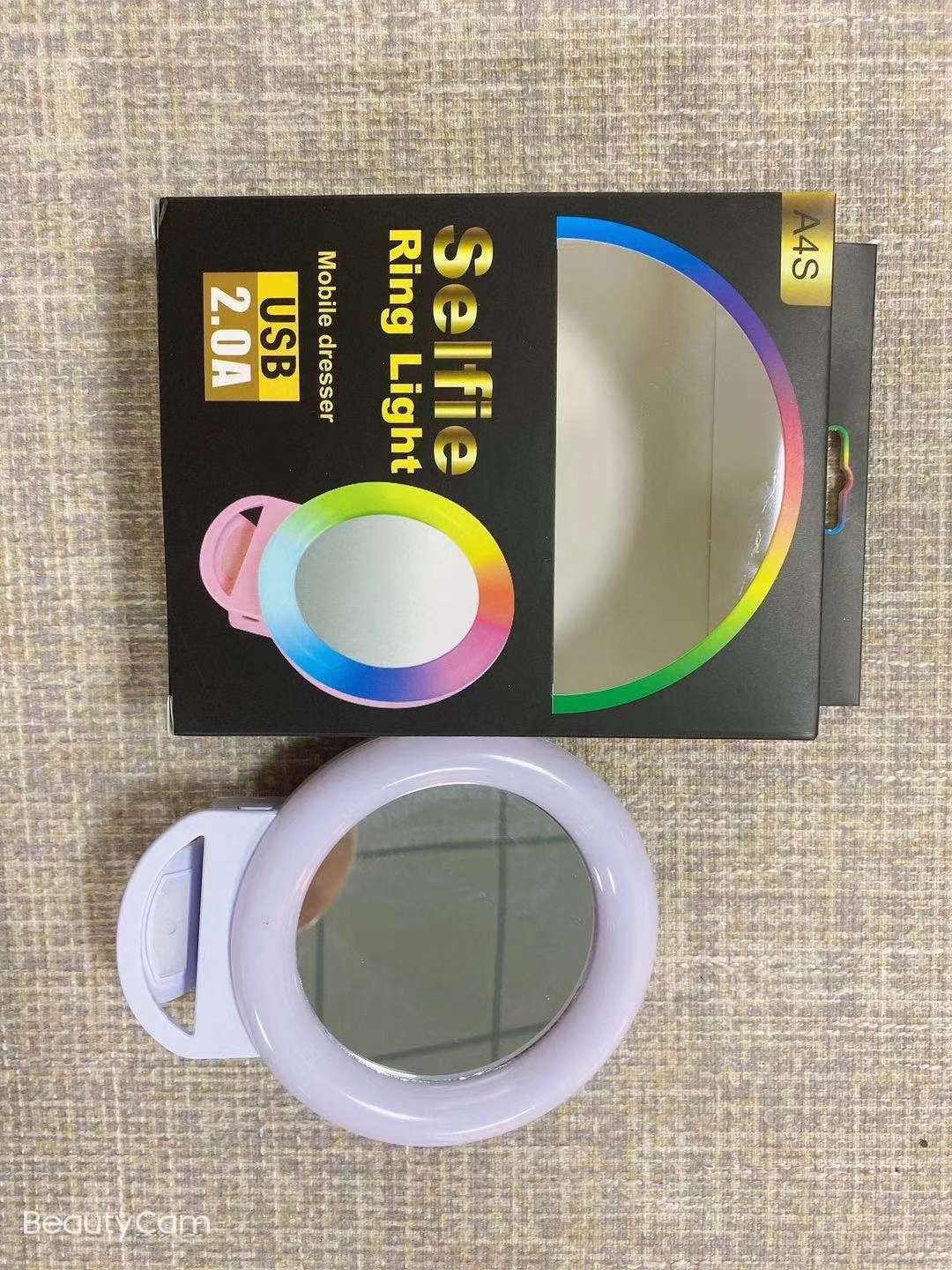 手机补光灯RGB 彩灯 LED补光灯 迷你口袋灯 携带方便详情图2