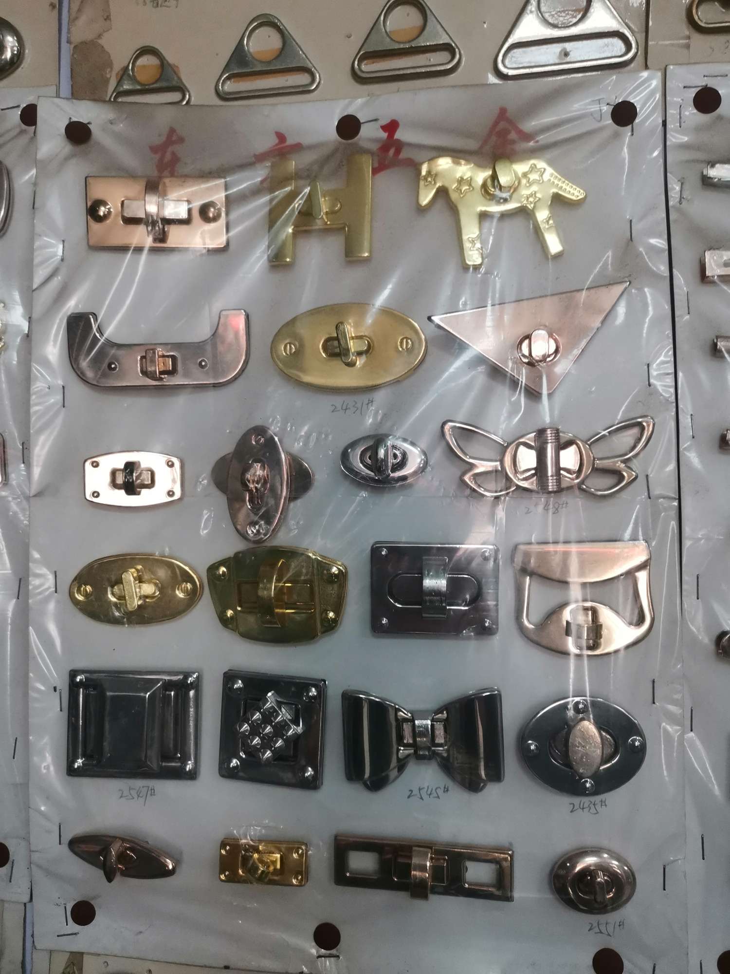 Factory direct sales, large quantity in stock, wholesale and retail, non-fading new process hardware zipper head bags, luggage, shopping bags, cosmetic bags, clothing accessories jjkk25 details Picture