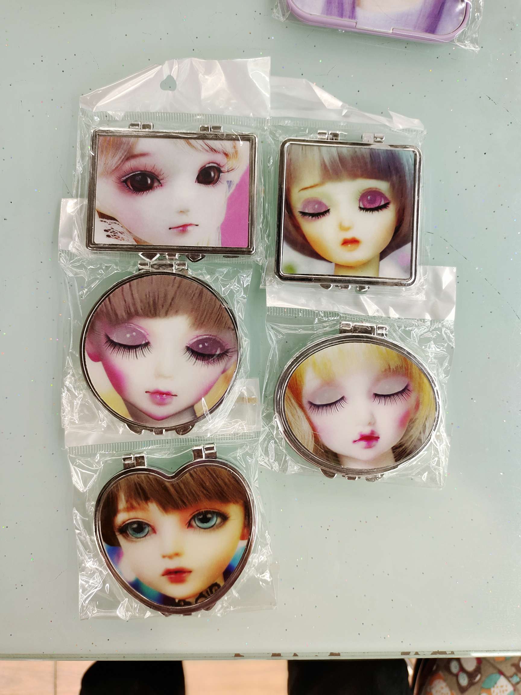 化妆小镜子细节图