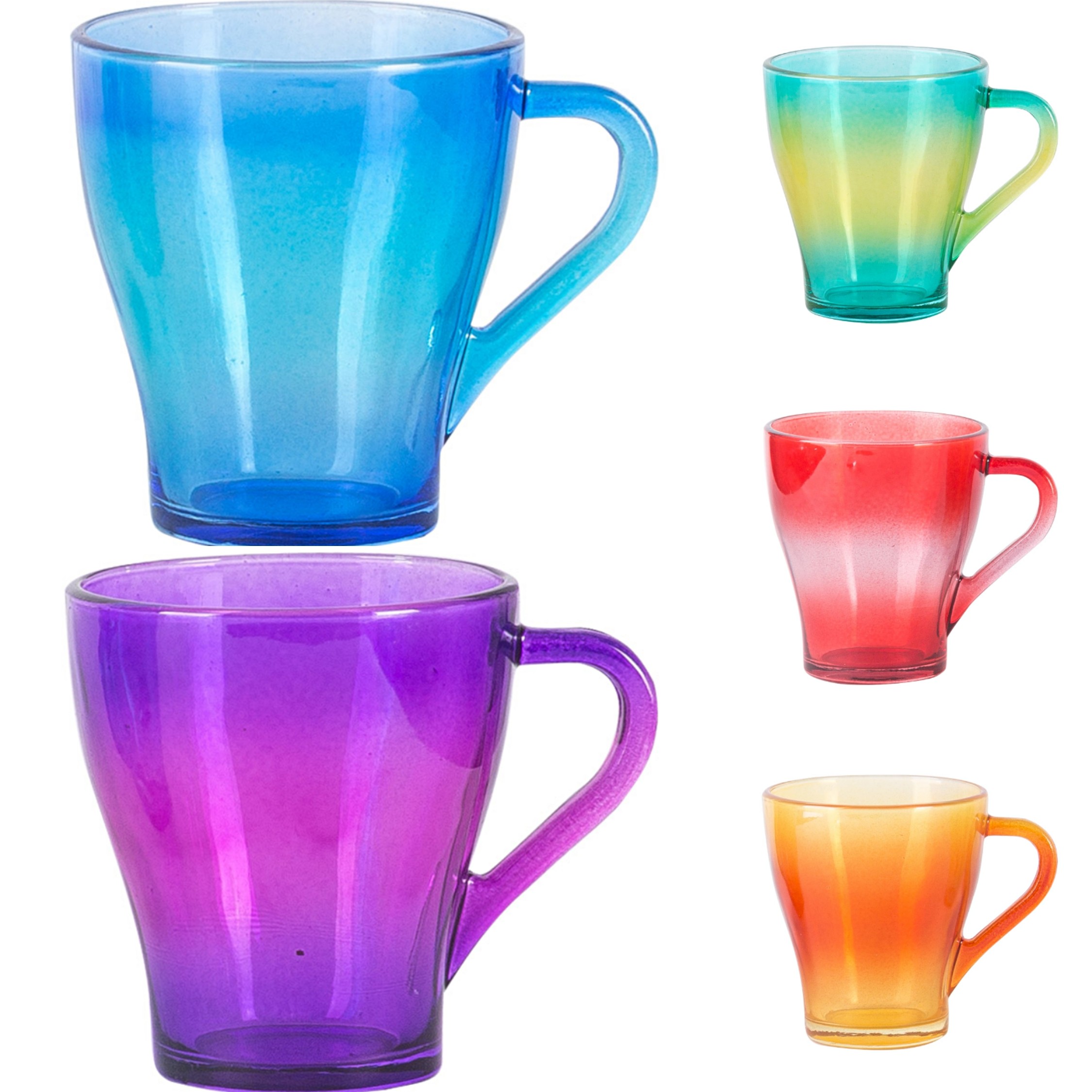 Glass cups, coffee cups, water cups detail image 1