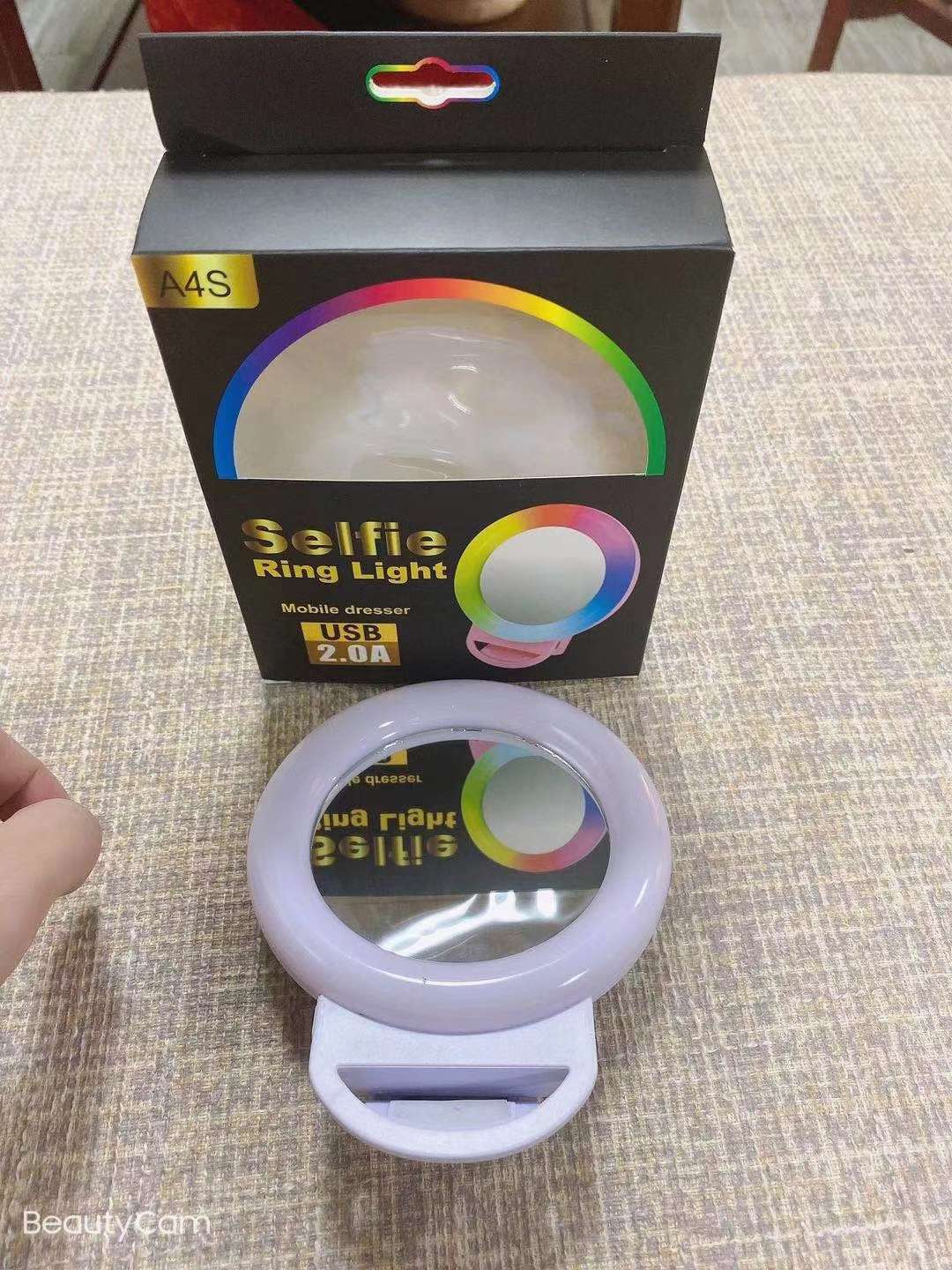 手机补光灯RGB 彩灯 LED补光灯 迷你口袋灯 携带方便详情图3