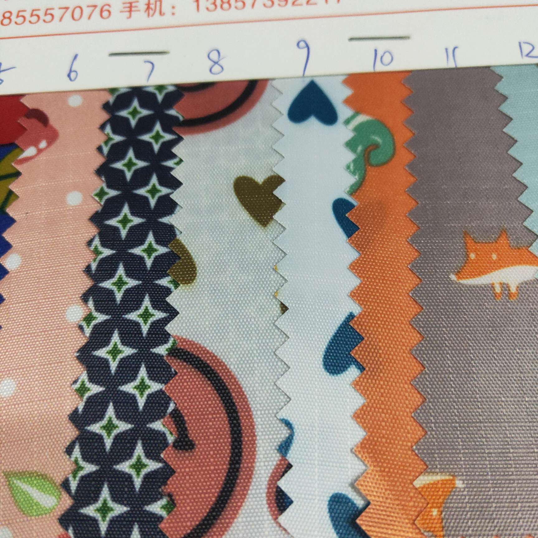 Direct sales from the manufacturer of five-section printed fabric details Picture
