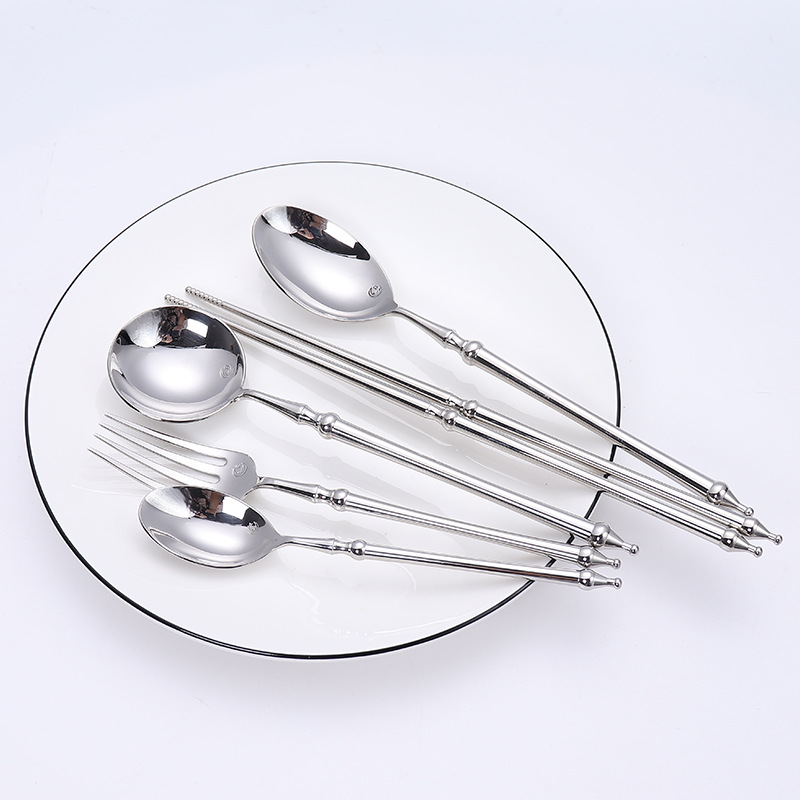 Xiaoman Yao 304 stainless steel tableware, hotel tableware, steak knife, fork and spoon set, hotel series undefined