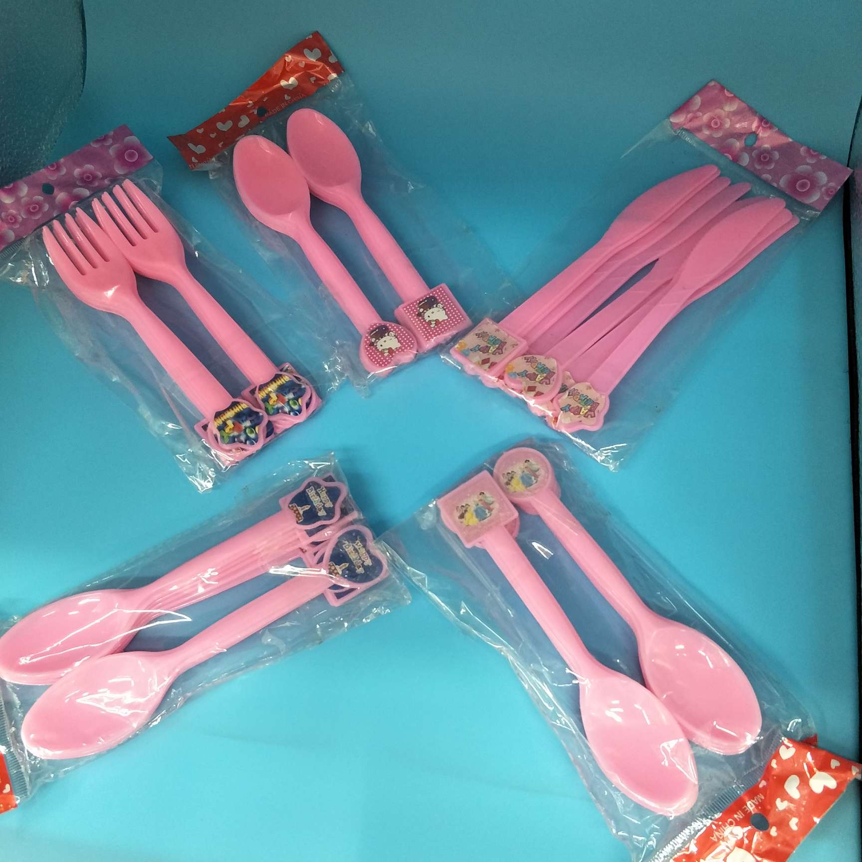 Cartoon Knife, Fork And Spoon Item Picture