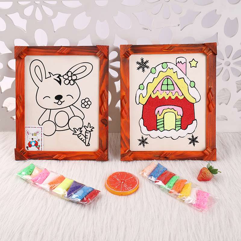 仿古木框画详情图10