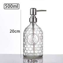 厂家直销玻璃乳液瓶按压瓶洗手液瓶玻璃彩色透明