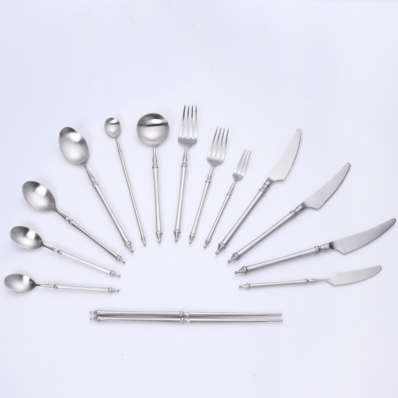 Xiaoman Yao 304 stainless steel tableware, hotel tableware, steak knife, fork and spoon set, hotel series undefined