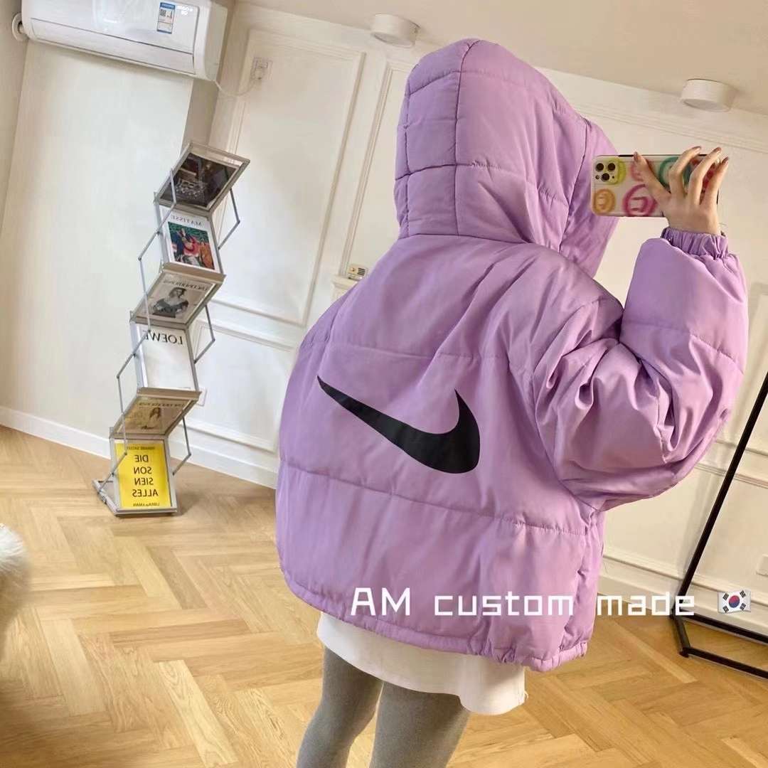 Trendy casual hook-and-roll down jacket detail image 12