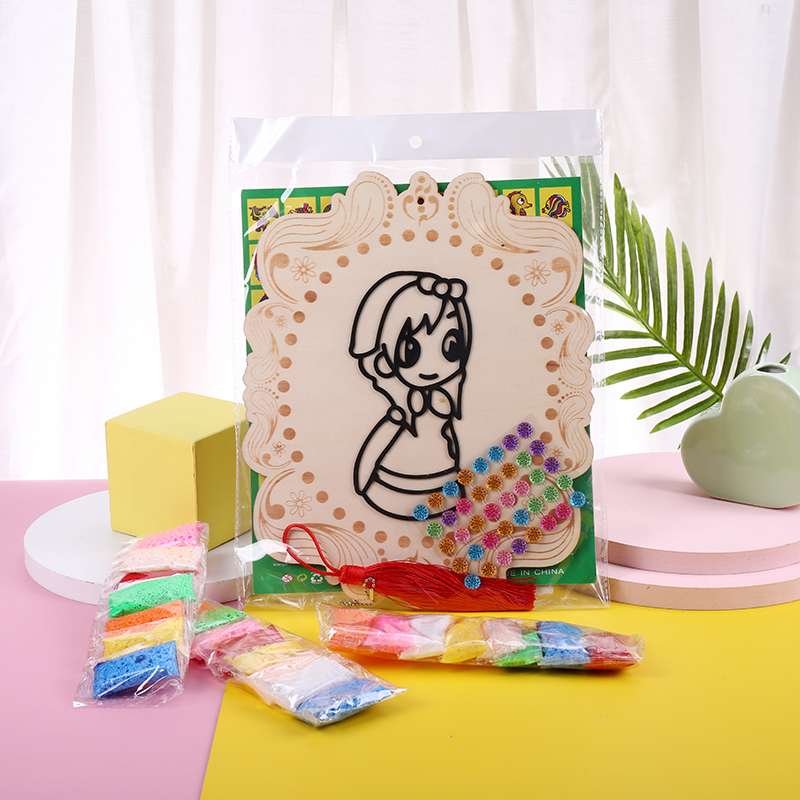 Eco-friendly Chinese knot snowflake clay painting undefined