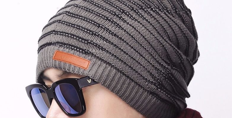 Winter knitted caps are unisex details Picture