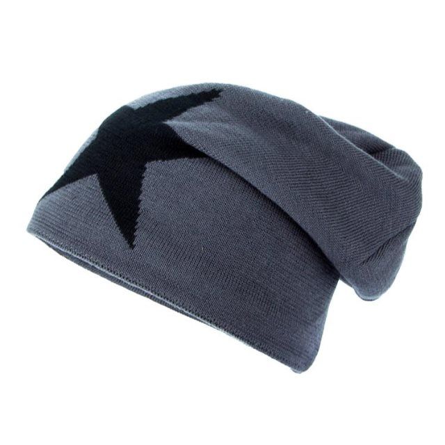 Hat Men's Winter Wool Warm Woolen Hat Pullover Hat Cotton Hat Autumn And Winter Hat Men's Thick Knit Hat Specification drawing