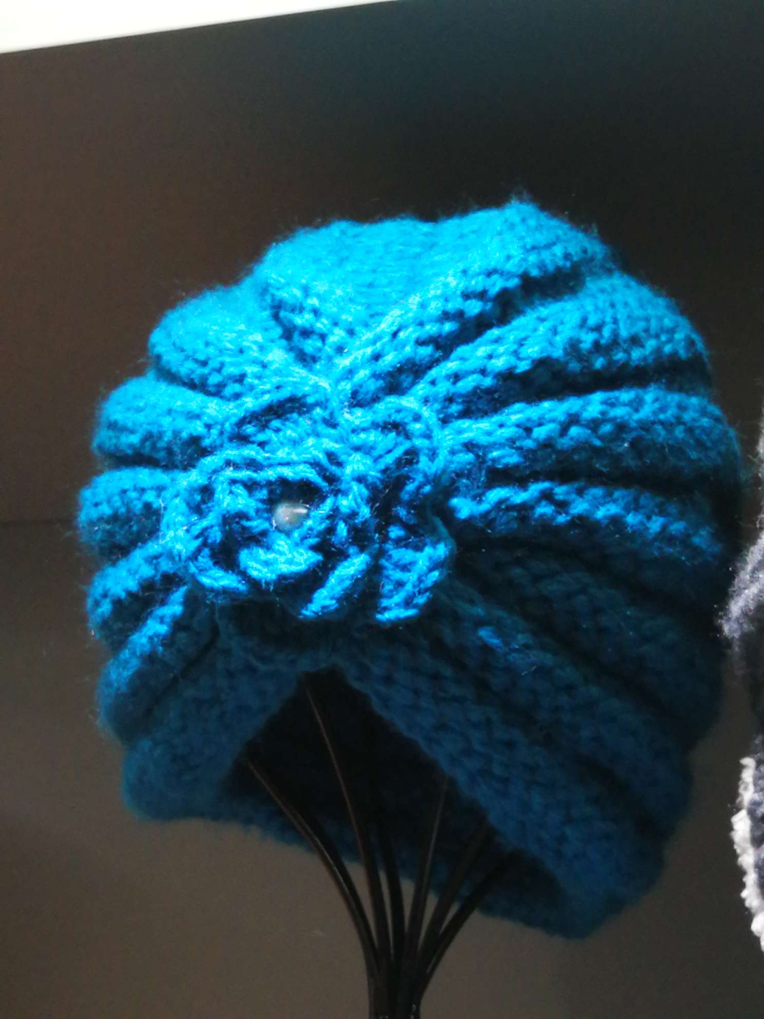 Blue Knit Cap