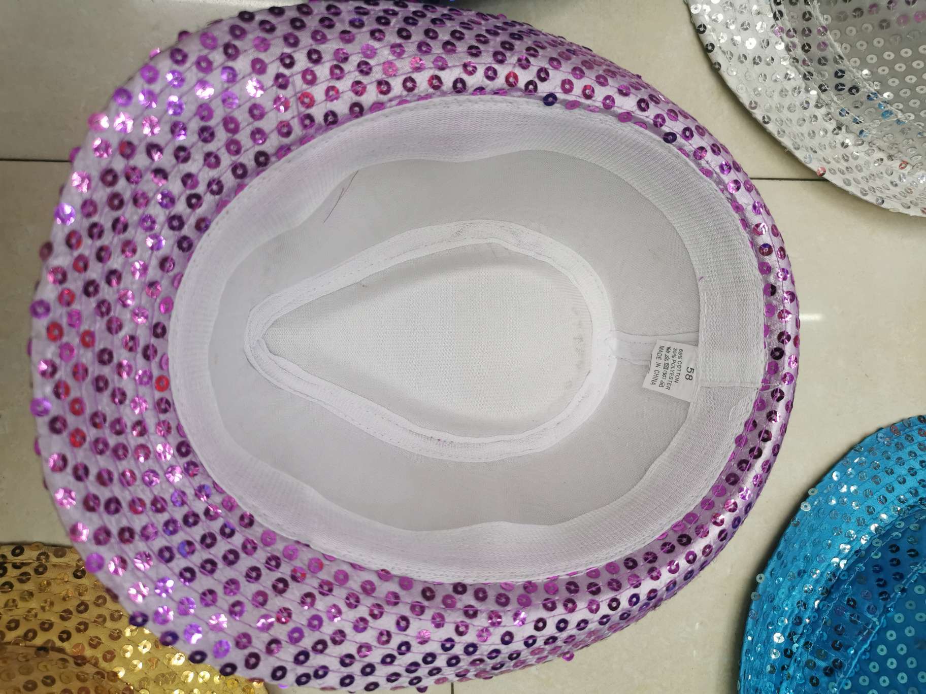 Sequin Hat undefined