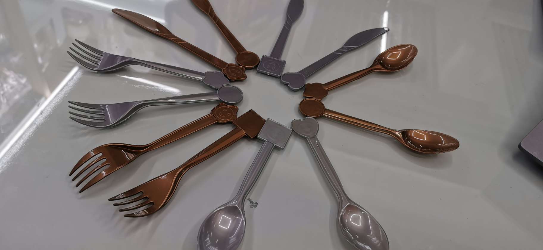 Cartoon Knife, Fork And Spoon