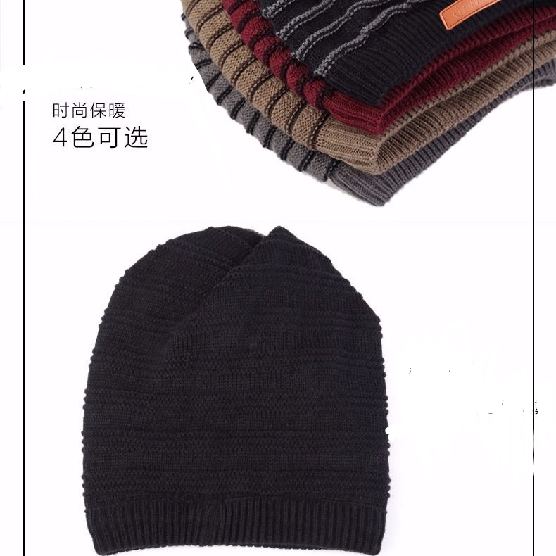 Winter knitted caps are unisex Specification image