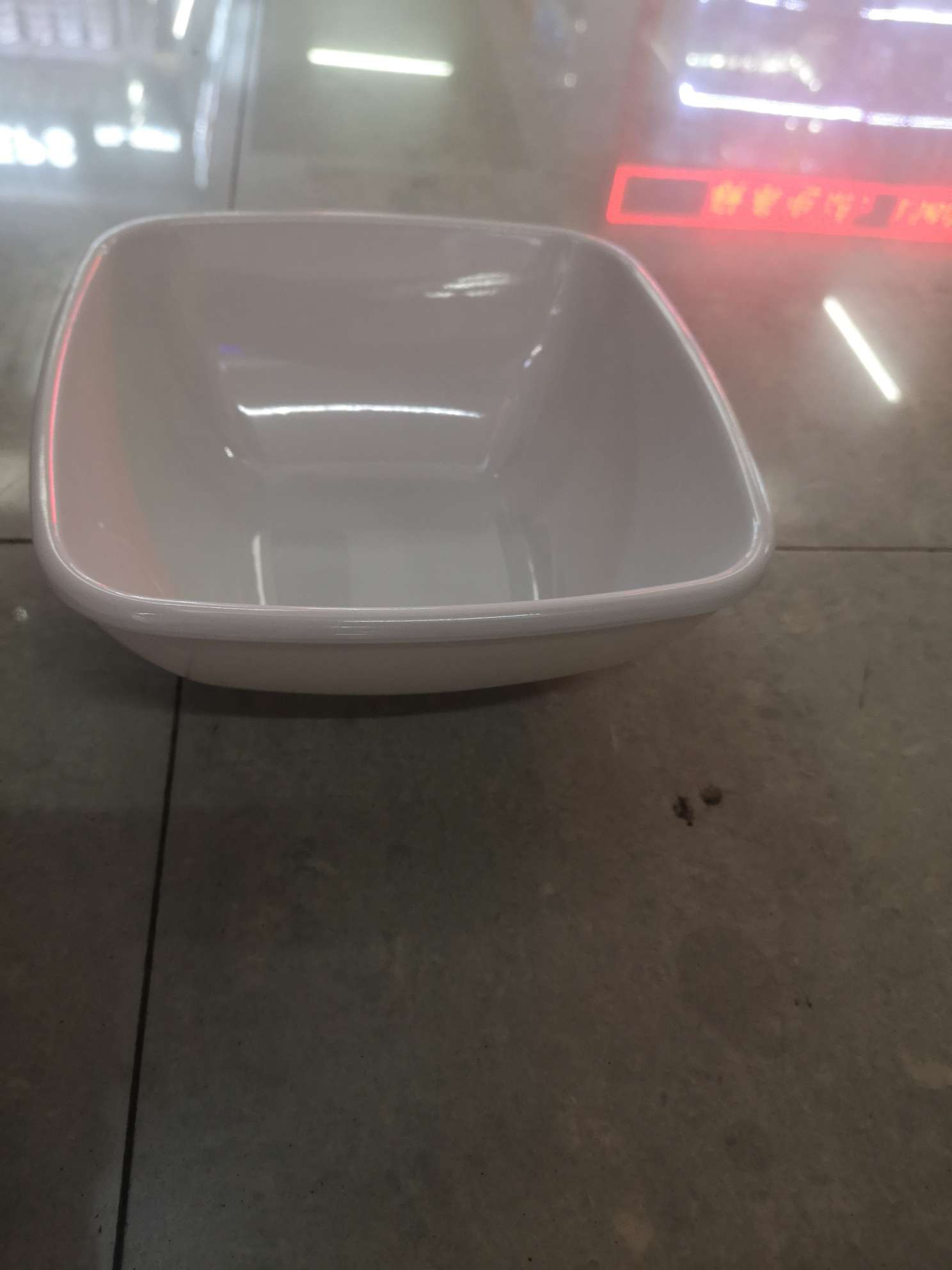 10寸深白碗